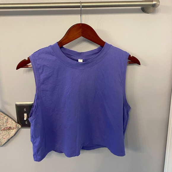 NWOT lululemon crop shirt - Picture 1 of 5